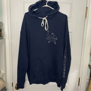 Adaptation Blue Pullover Hoodie Sweater Sweatshirt Small